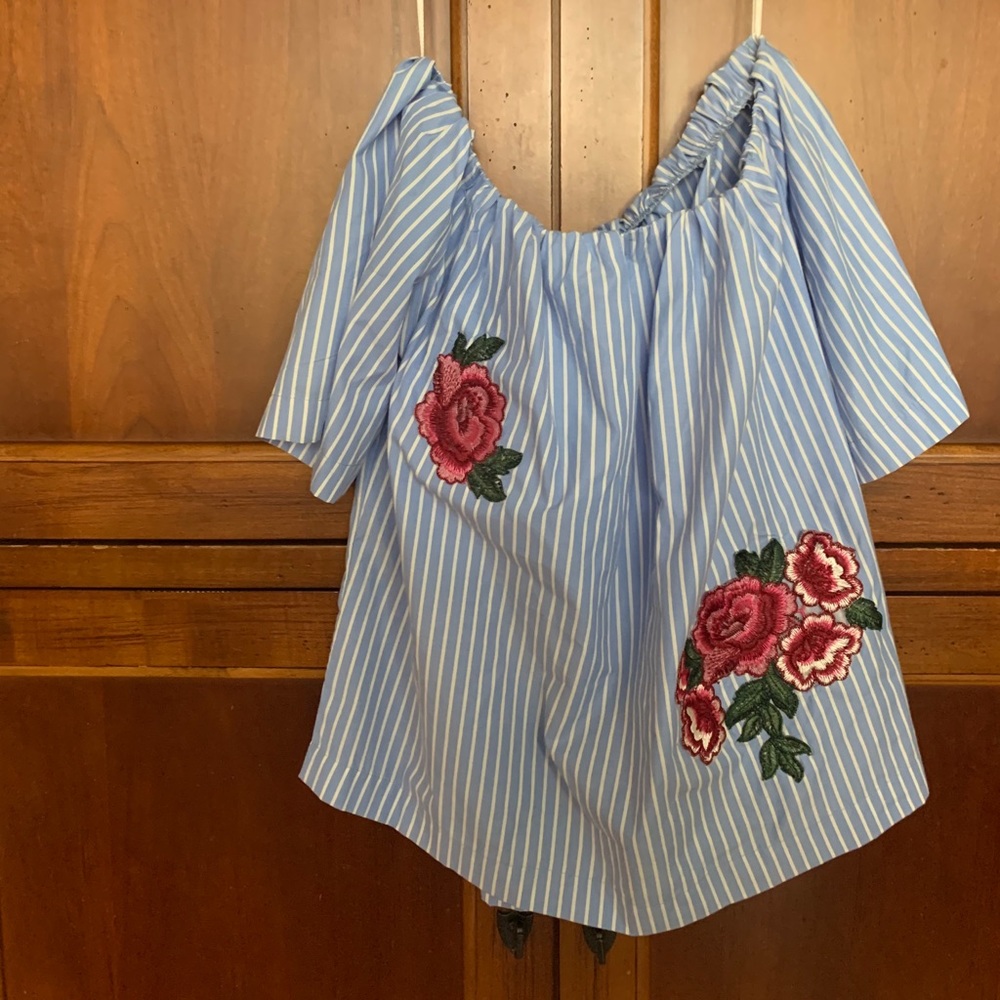 Off the shoulder blouse